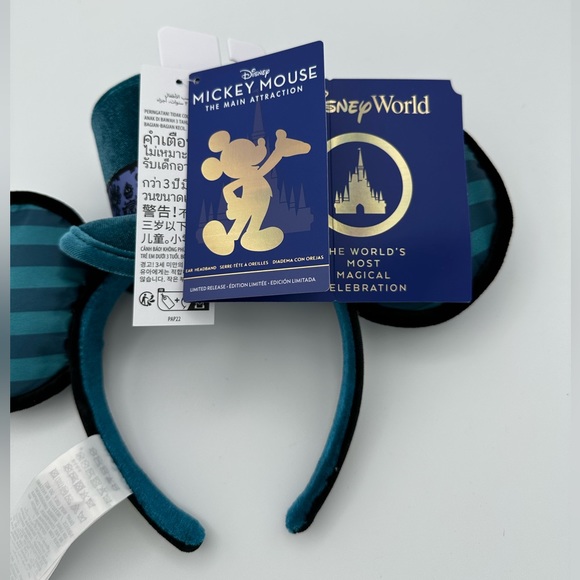Disney Mickey Mouse: The Main Attraction Ear Headband The Haunted Mansion NWT - Picture 6 of 9